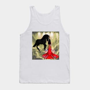 Magical Mermaid and Magical Black Unicorn Tank Top